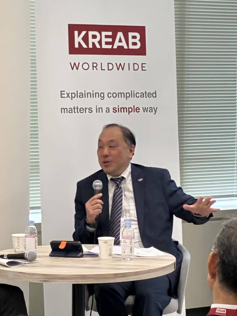 2026年4月7日にクレアブ東京オフィスにて開催されたレクチャーイベント「Kreab Day」にて、モデレーターを務める